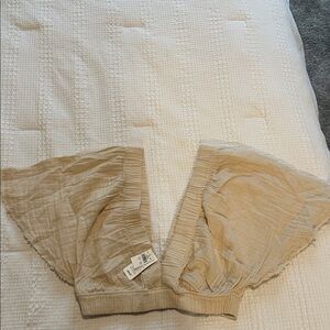 Aerie Cream Textured Top